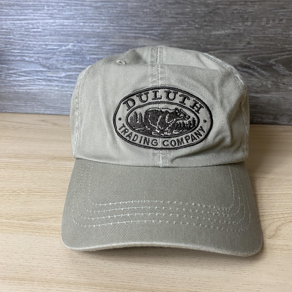 Vintage Duluth Trading Company Hat Cap Strap Back Mens Embroidered Work Wear